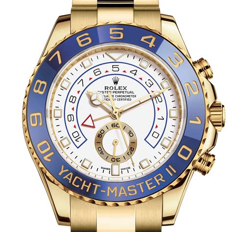 rolex oyster perpetual yacht master ii watch 18ct yellow replica|rolex yacht master 2 size.